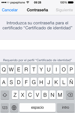 Como Instalar Certificado Digital iPhone iPad - Contraseña