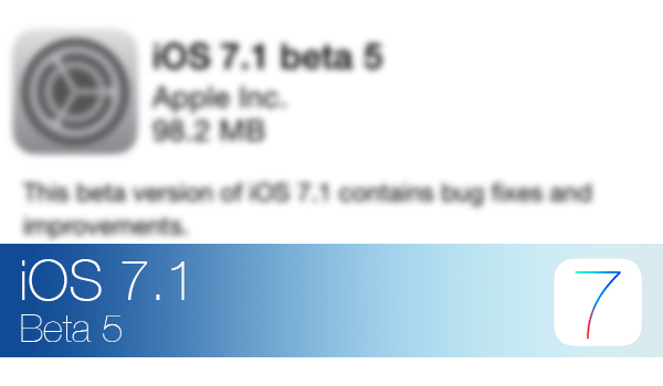 iOS 7.1 Beta 5 - Novedades