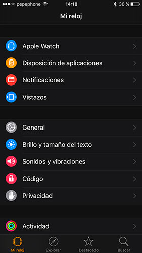 Pestaña Mi Reloj Apple Watch | Outlet www.jardimartimoniz.pt