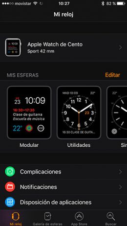 captura apple watch